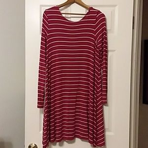 Longsleeved t-shirt dress